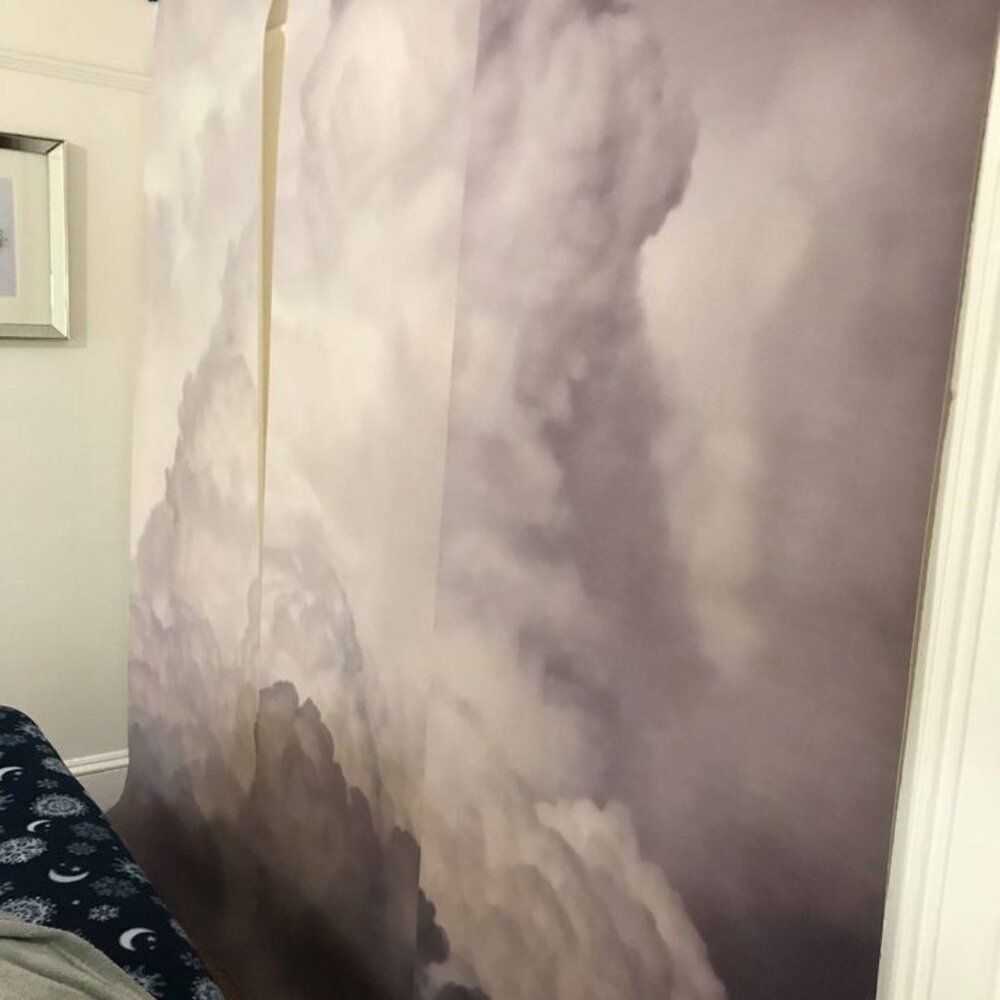 Cloud Print Peel and Stick Wallpaper Mural - Picture 2 of 2